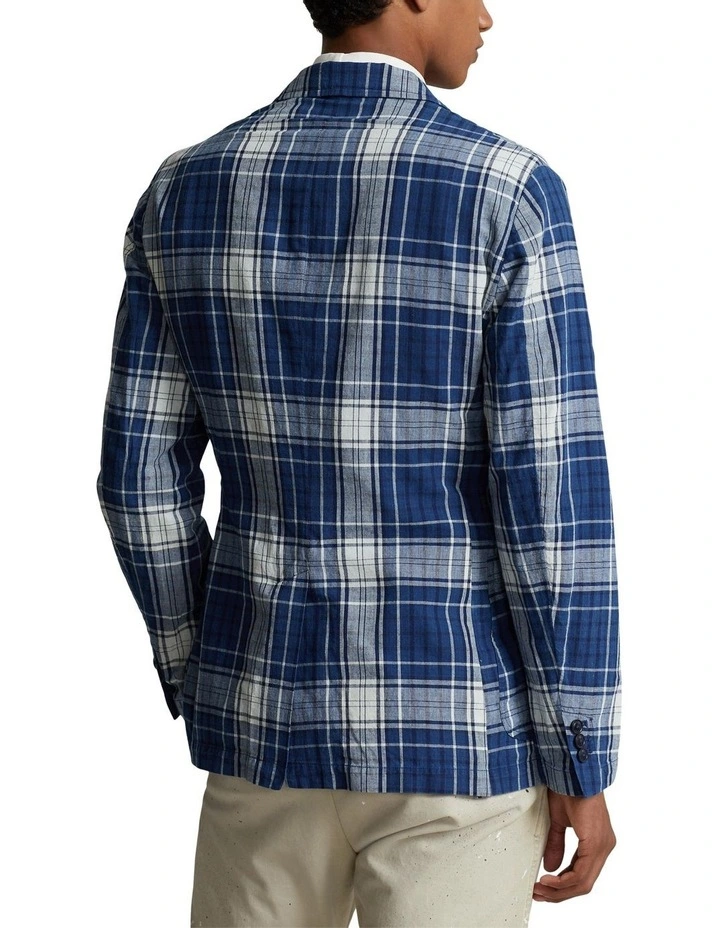 Indigo Madras Sport Coat in Blue image 2