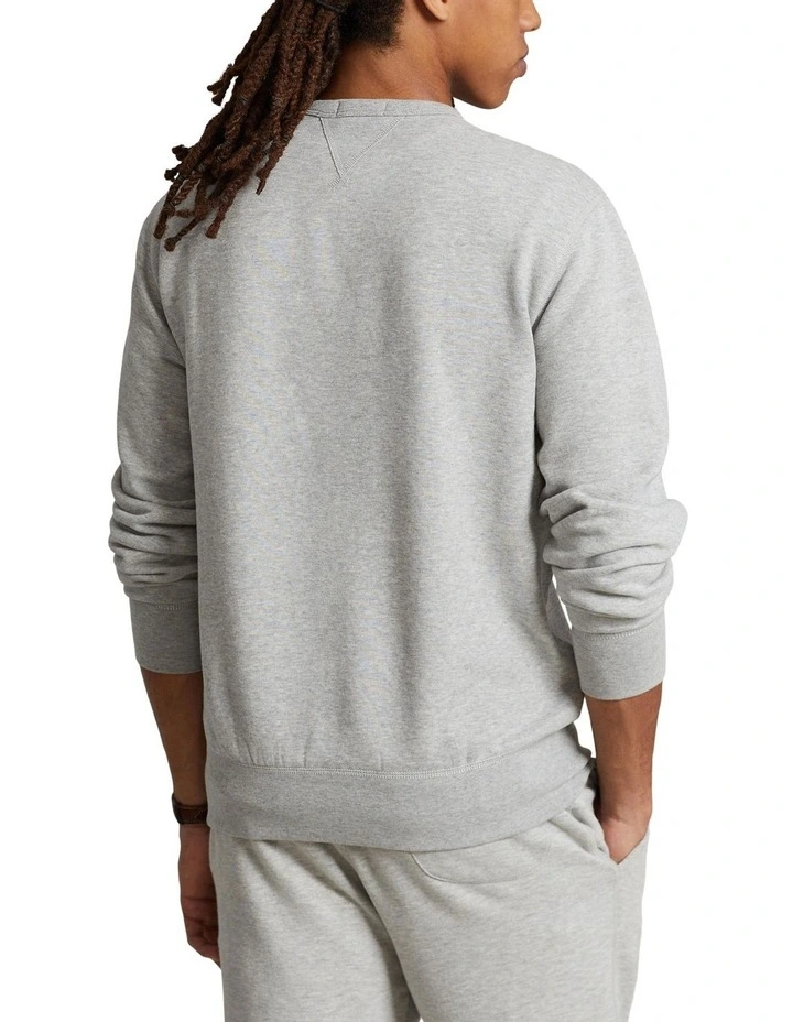 Fleece Sweatshirt in Navy image 2