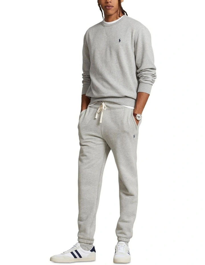 Fleece Sweatshirt in Navy image 3