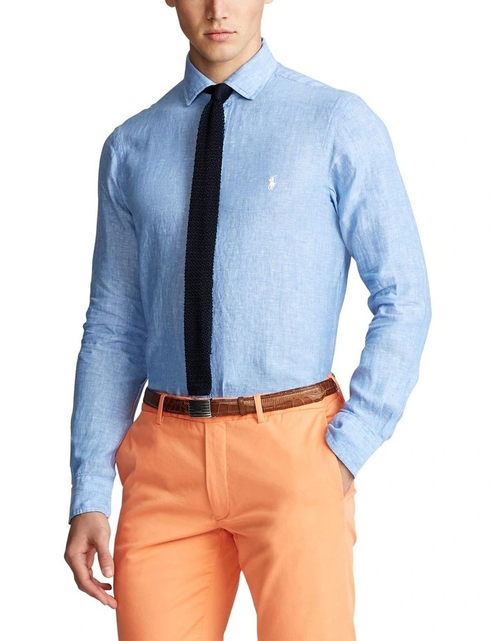 Polo Ralph Lauren Blue Chambray Shirt XS S