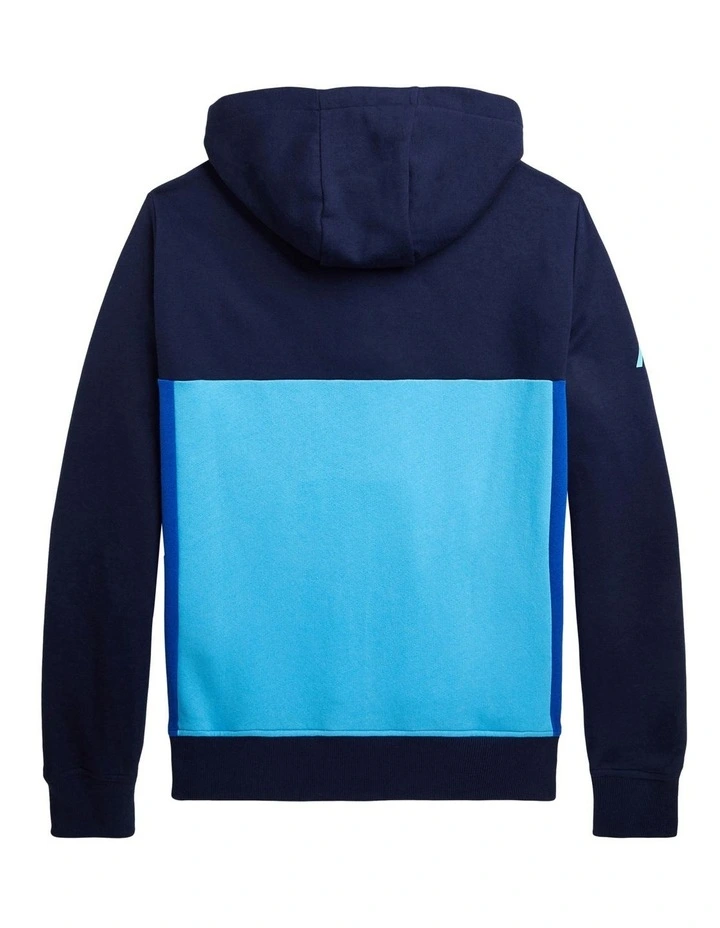 Australian Open Fleece Hoodie in Navy image 2