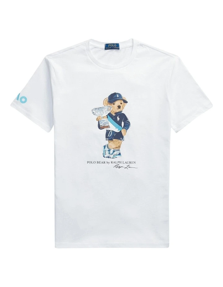 Australian Open Polo Bear T-shirt in White image 1