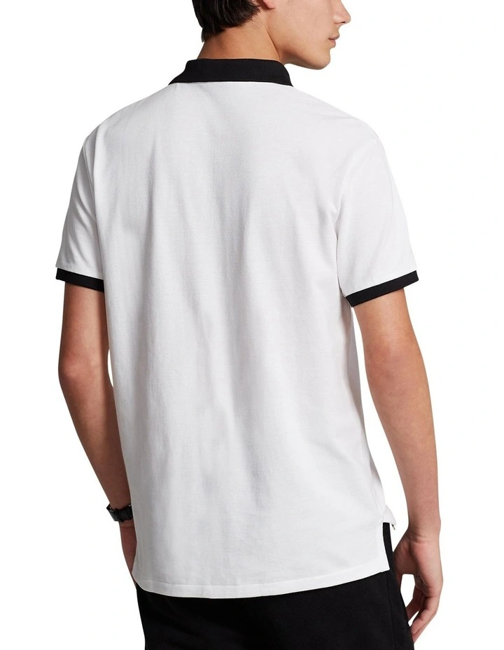 Custom Slim Lunar New Year Polo Shirt in White image 2
