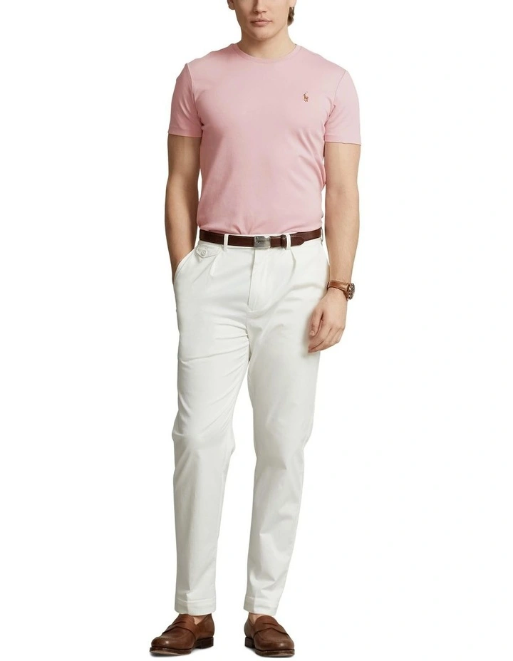 Custom Slim Fit Soft Cotton T-Shirt in Pink image 3