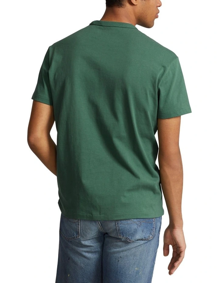 Polo Ralph Lauren Classic Fit Jersey Crewneck Tshirt In Green MYER