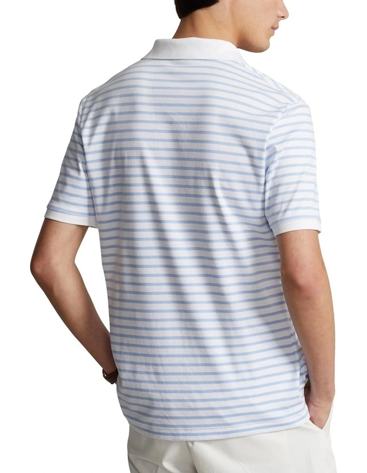 Polo Ralph Lauren Custom Slim Fit Soft Cotton Polo Shirt In White MYER