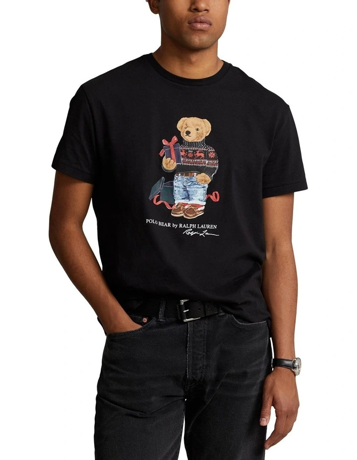 Polo Ralph Lauren Custom Slim Fit Polo Bear Jersey T-shirt
