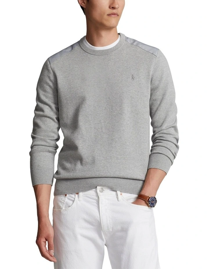 Hybrid Crewneck Sweater in Grey image 1