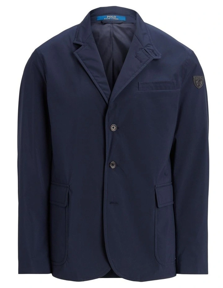 Randolph Taffeta Jacket in Navy image 4