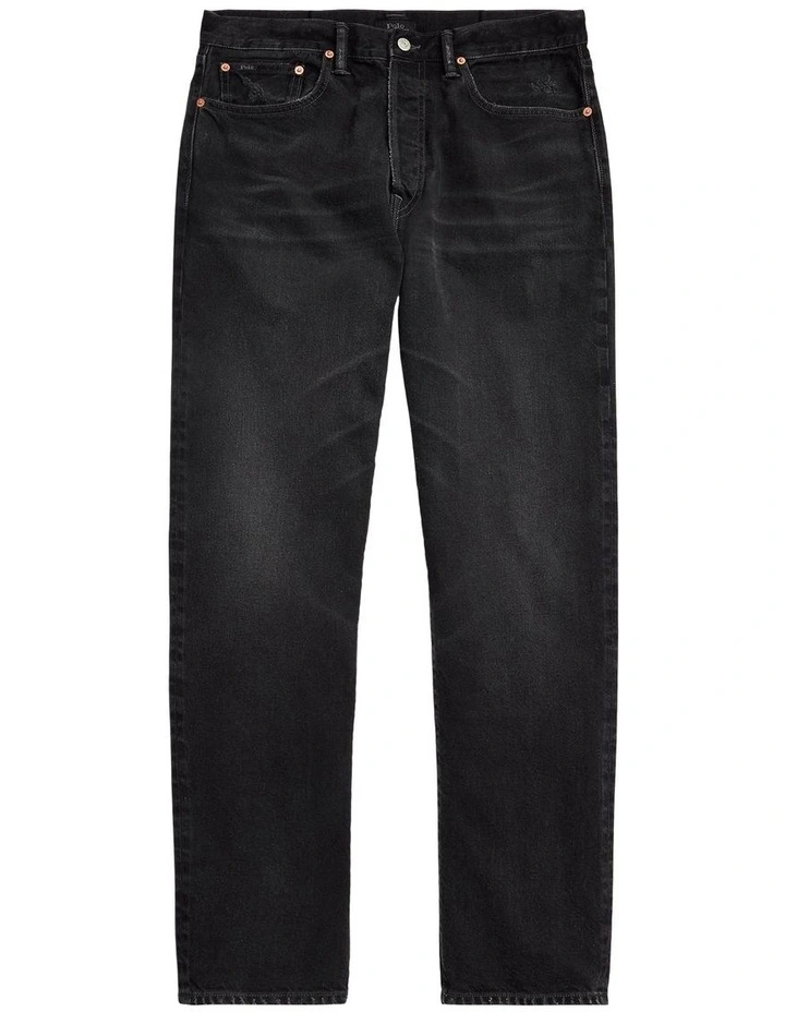Vintage Classic Fit Jeans in Black image 4