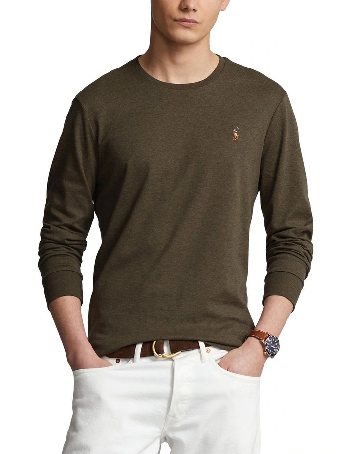 Custom Slim Fit Soft Cotton T-shirt in Green image 1