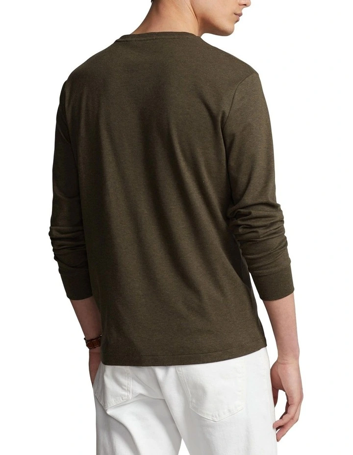 Custom Slim Fit Soft Cotton T-shirt in Green image 2