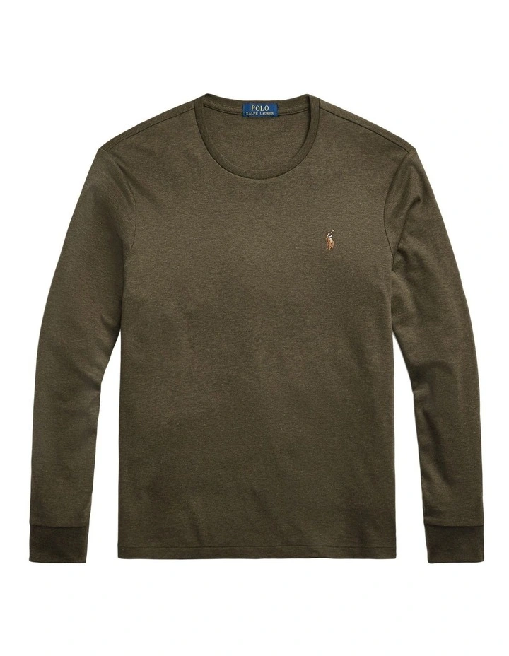 Custom Slim Fit Soft Cotton T-shirt in Green image 4