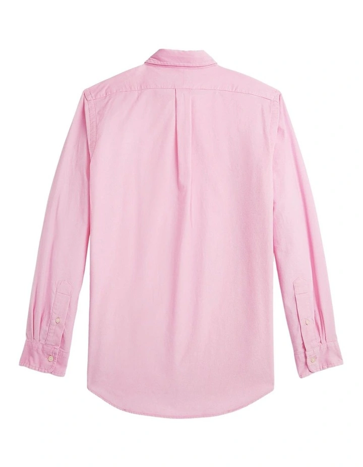 Classic Fit Corduroy Shirt in Pink image 2