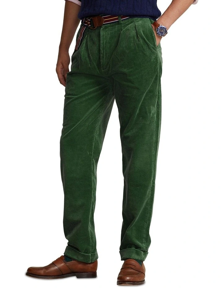 Polo Ralph Lauren Whitman Relaxed Fit Corduroy Pant in Green | MYER