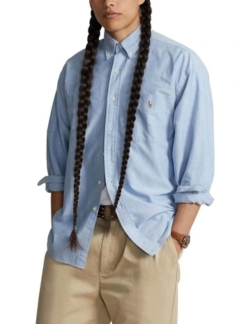 Big Fit Oxford Shirt in Blue
