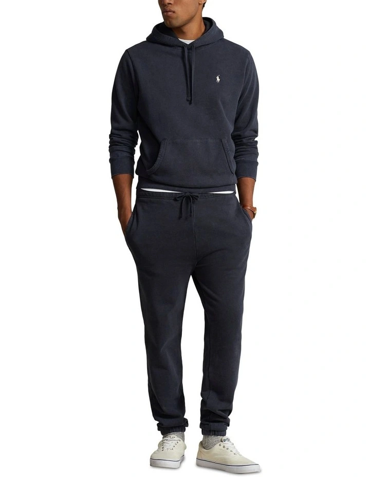 Loopback Fleece Sweatpant in Black image 3