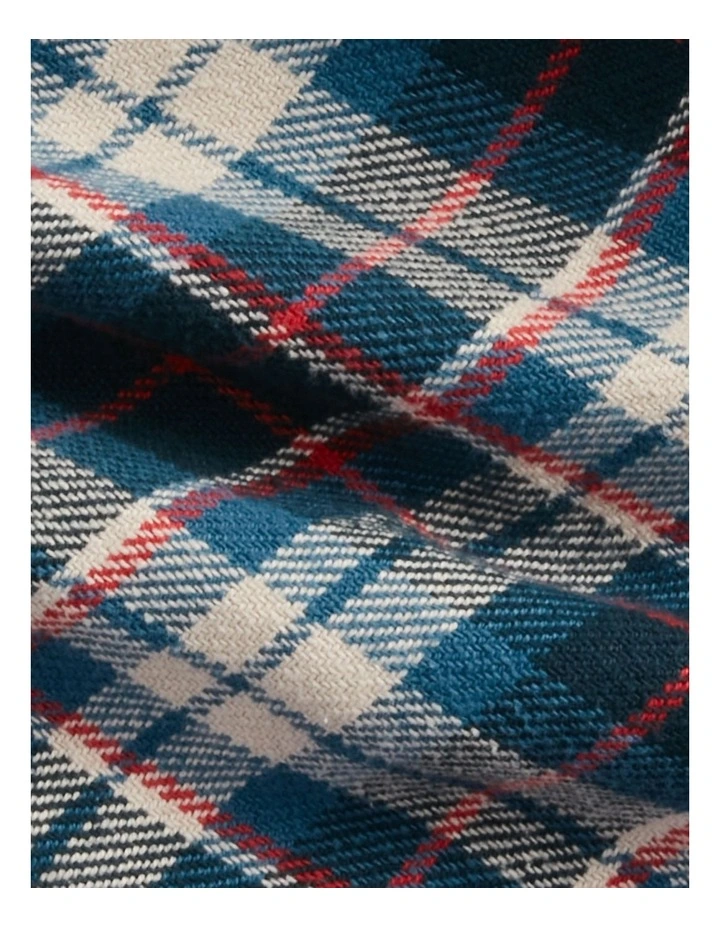Custom Fit Plaid Flannel Workshirt in Assorted image 5