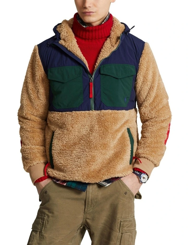 Hybrid Hoodie in Beige image 1