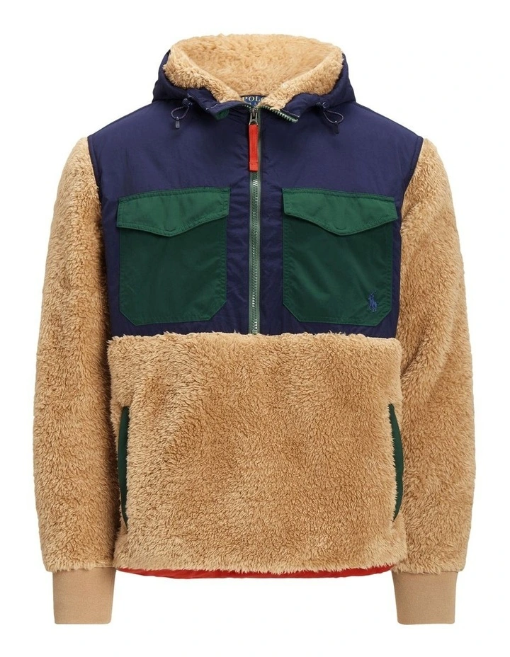 Hybrid Hoodie in Beige image 4