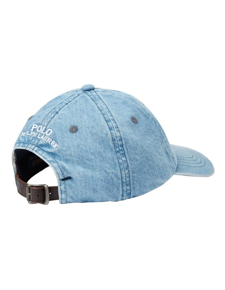 【Polo Ralph Lauren】 Polo Bear Denim Ball Cap 関税送料込み New Hard To Get Polo Bear Denim Ball Cap Ralph Lauren