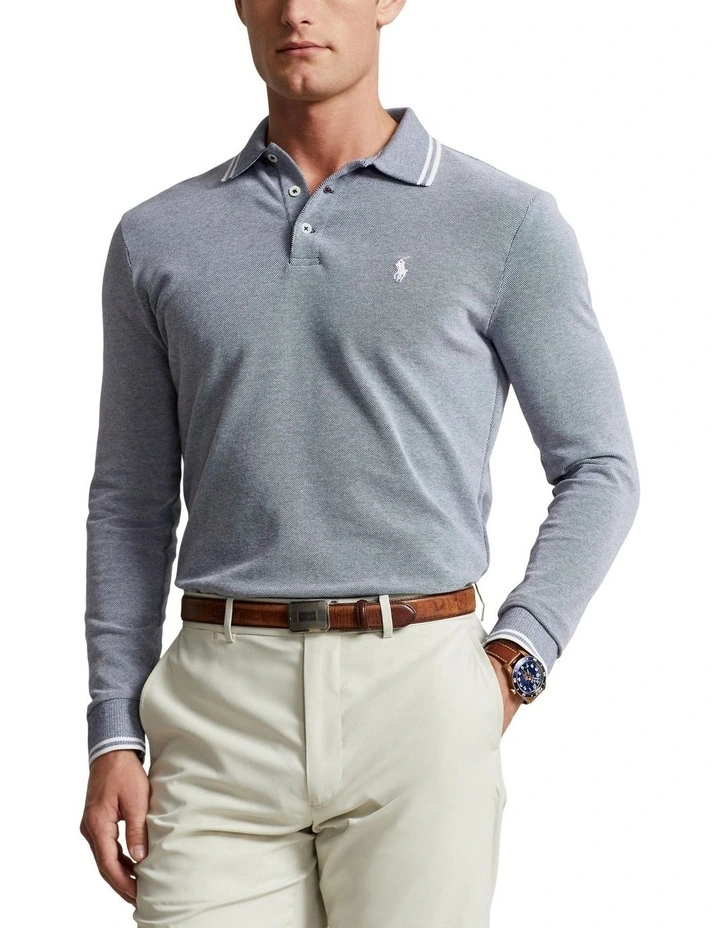 【POLO RALPH LAUREN】SLIM FIT STRETCH OXFORD MESH ポロシャツ Polo Ralph Lauren Custom Slim Fit Stretch Oxford Mesh Polo