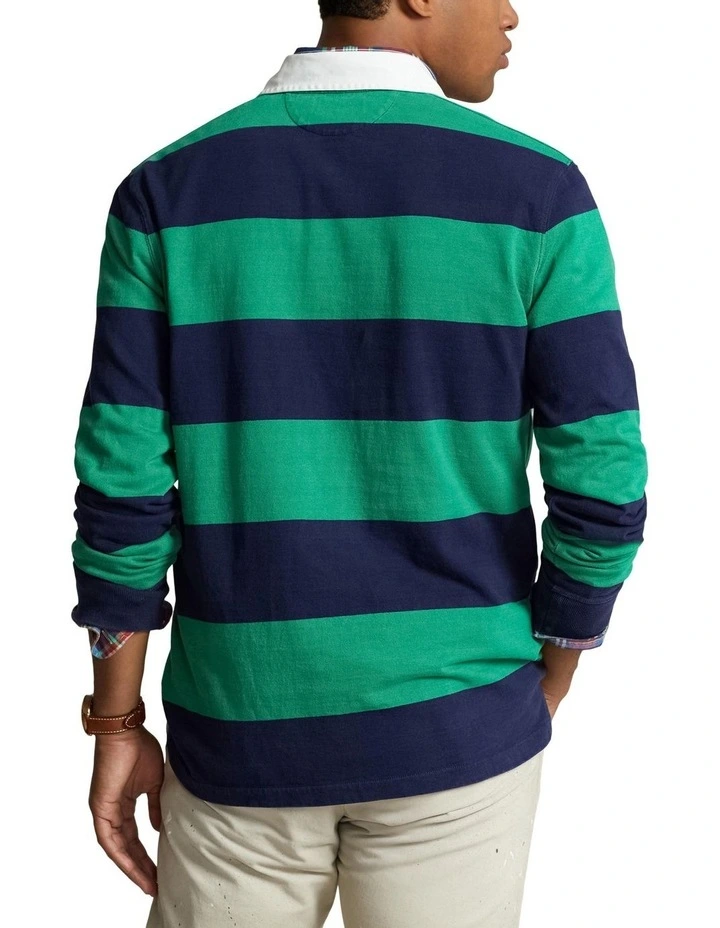 The Iconic Rugby Shirt in Navy image 2