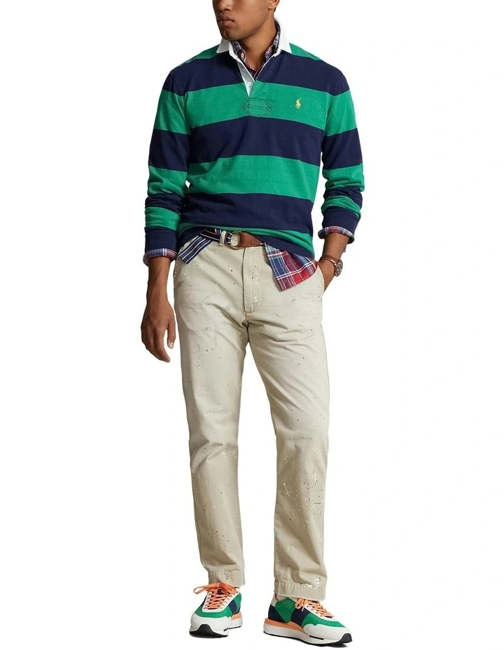 The Iconic Rugby Shirt in Navy image 3