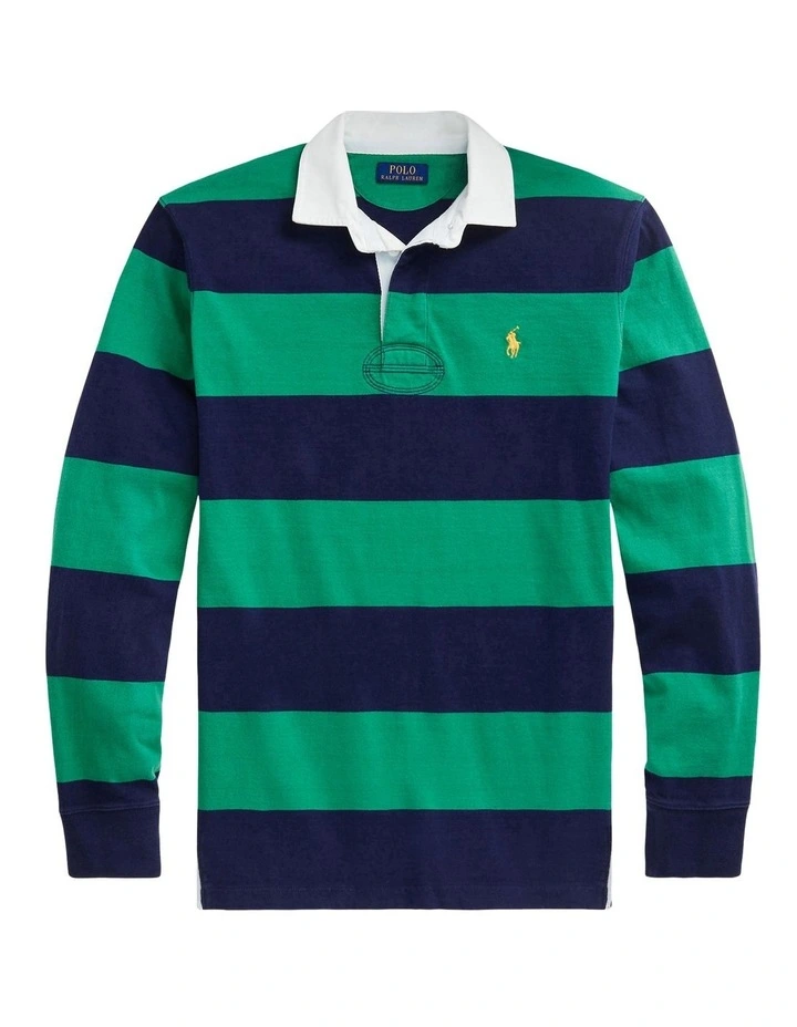The Iconic Rugby Shirt in Navy image 4