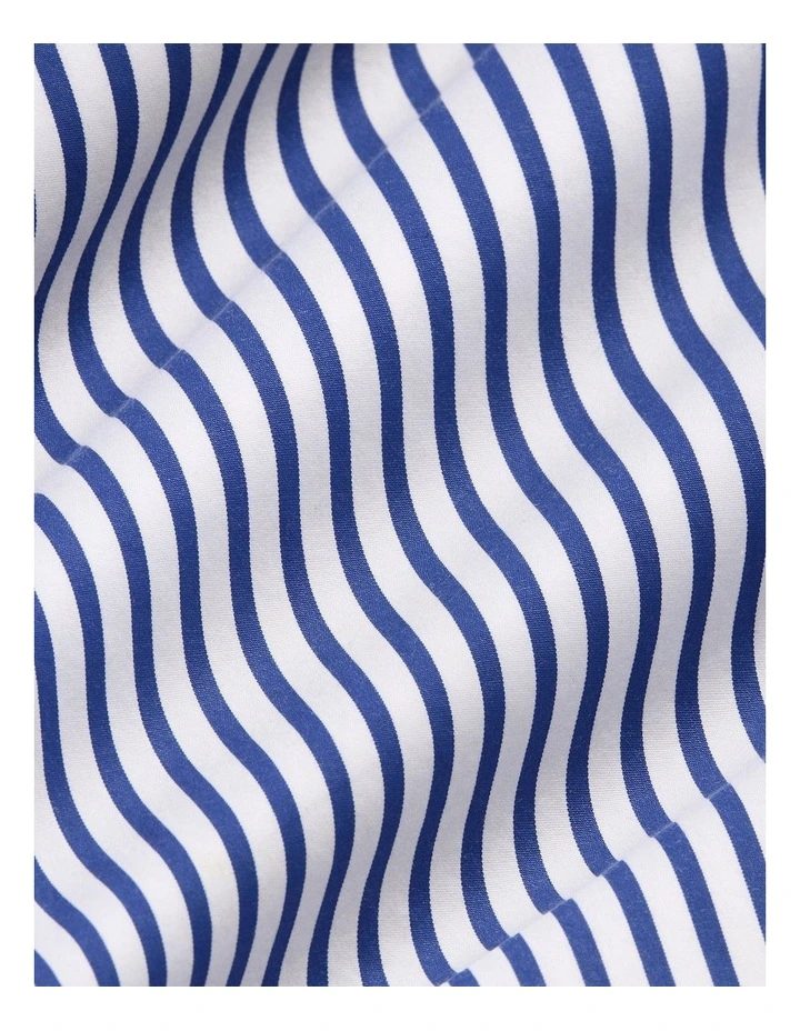 Classic Fit Striped Poplin Fun Shirt in Multi image 5