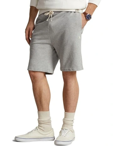 6.5-Inch Loopback Fleece Short in Grey