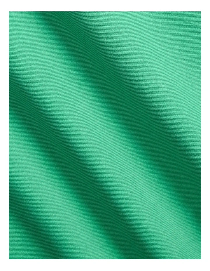 Classic Fit Twill Shirt in Green image 5