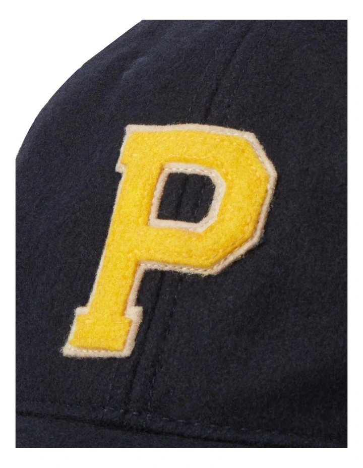 Wool-Blend Ball Cap in Blue image 3