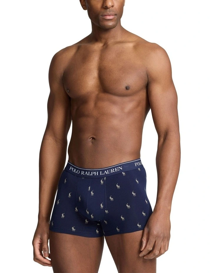 Classic Stretch-Cotton Trunk 3-Pack in Multi image 2
