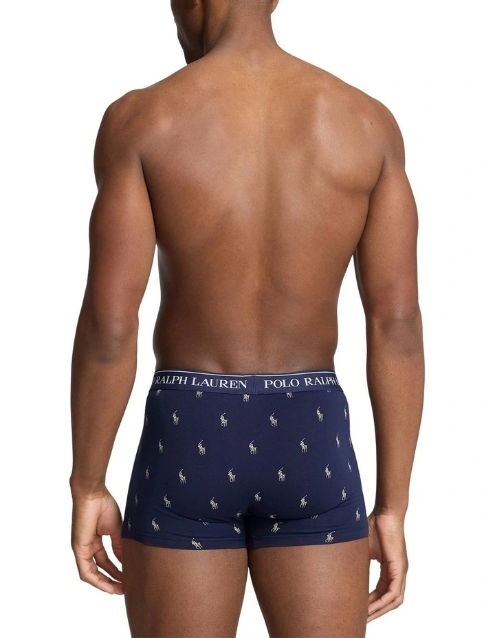 Classic Stretch-Cotton Trunk 3-Pack in Multi image 3