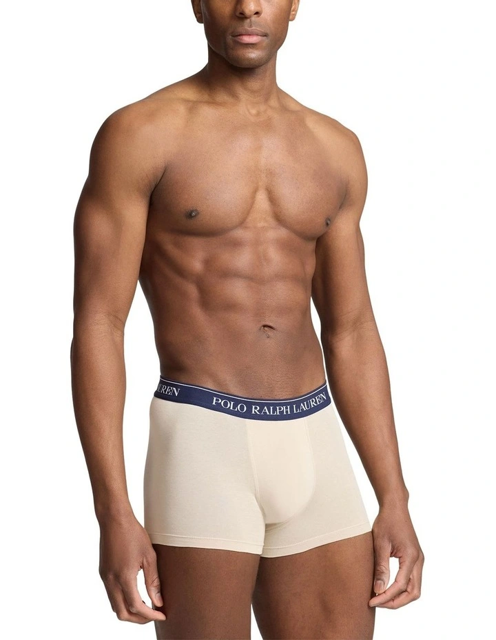 Classic Stretch-Cotton Trunk 3-Pack in Multi image 5