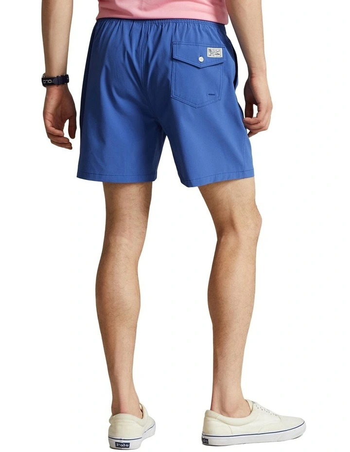 5.75-Inch Traveler Classic Swim Trunk in Blue image 2