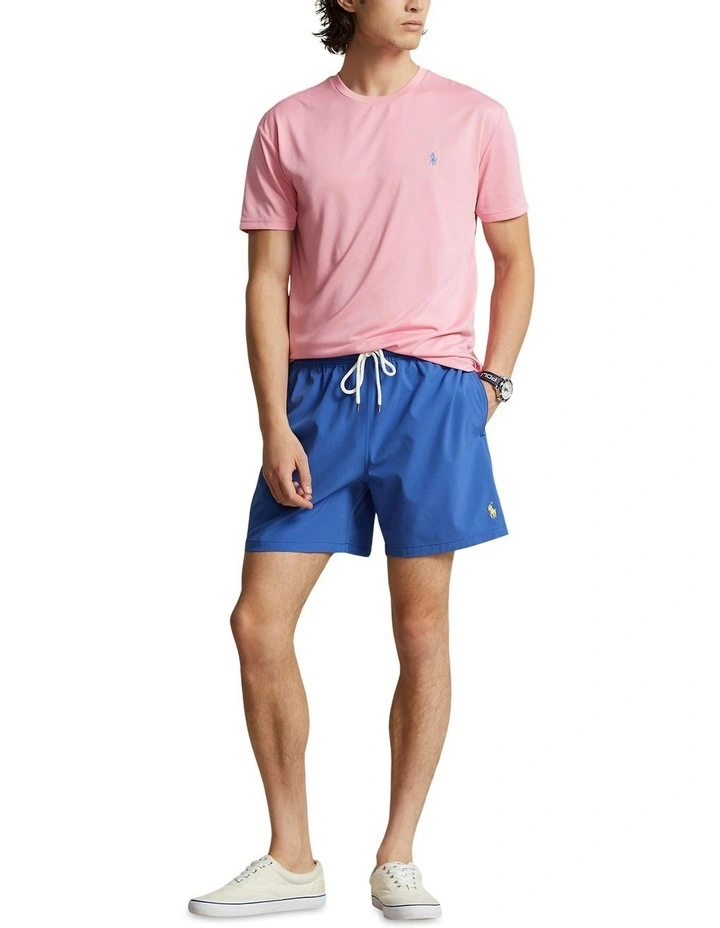 5.75-Inch Traveler Classic Swim Trunk in Blue image 3