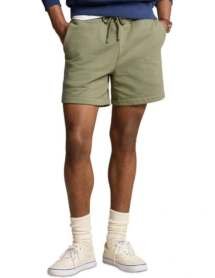 6-Inch Relaxed Heavyweight Fleece Short in Green image 1