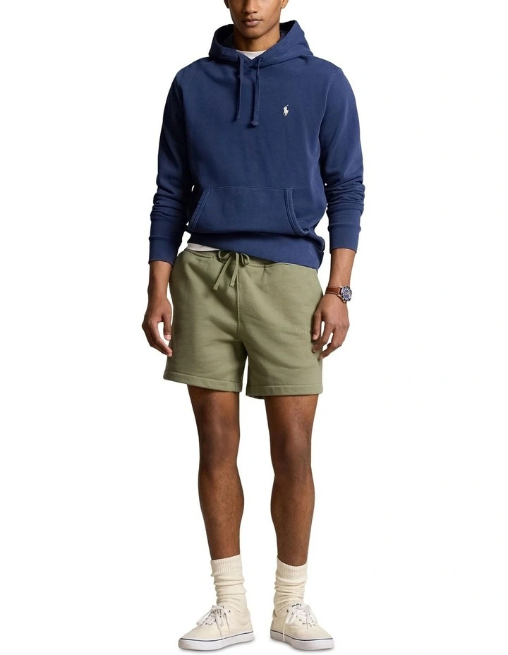 6-Inch Relaxed Heavyweight Fleece Short in Green image 3