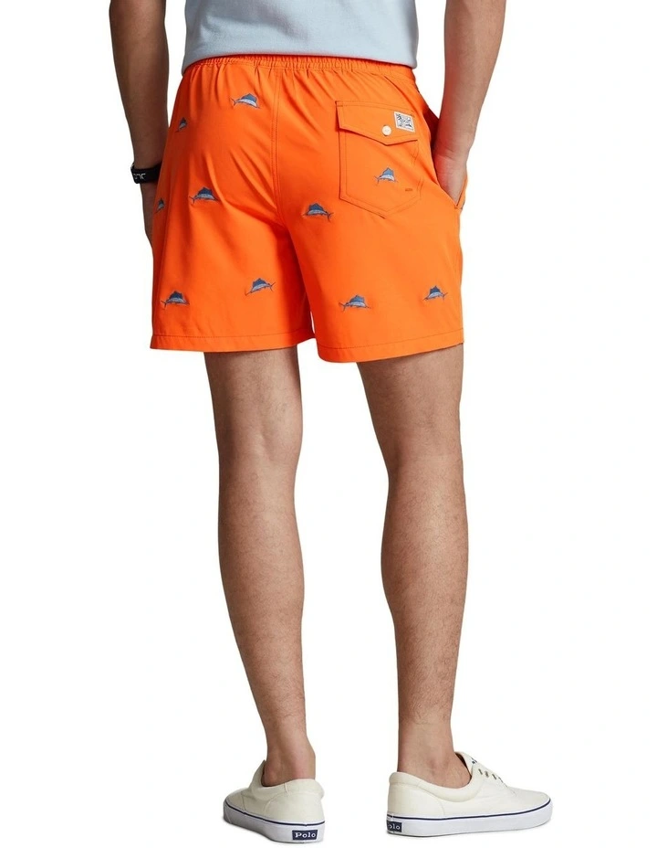 Traveler Classic Swim Trunk 5.75-Inch in Orange image 2