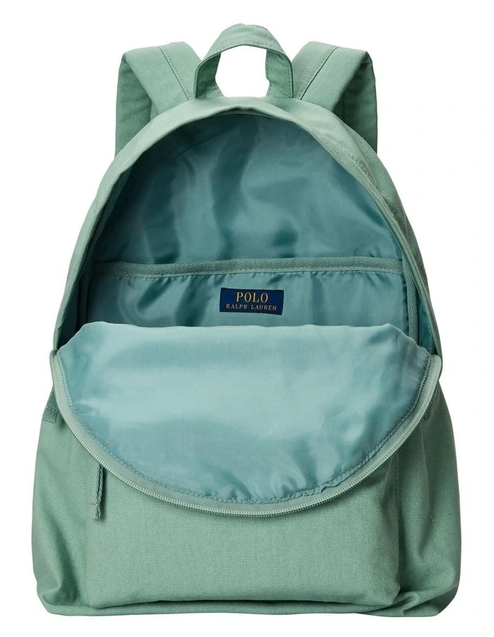 Canvas Backpack in Aqua image 4