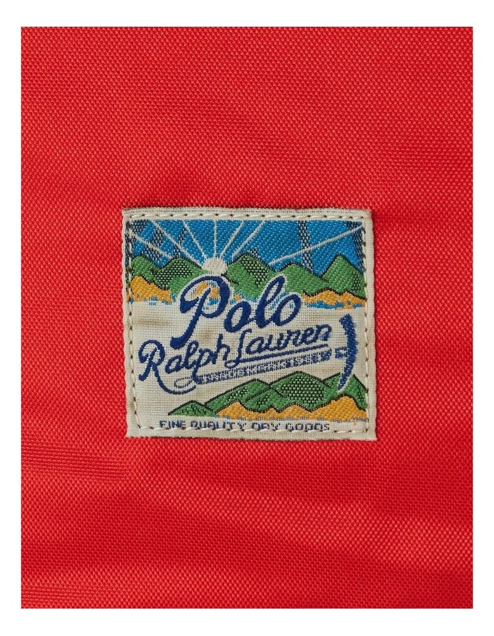 Suede-Trim Trail Backpack in Assorted image 5