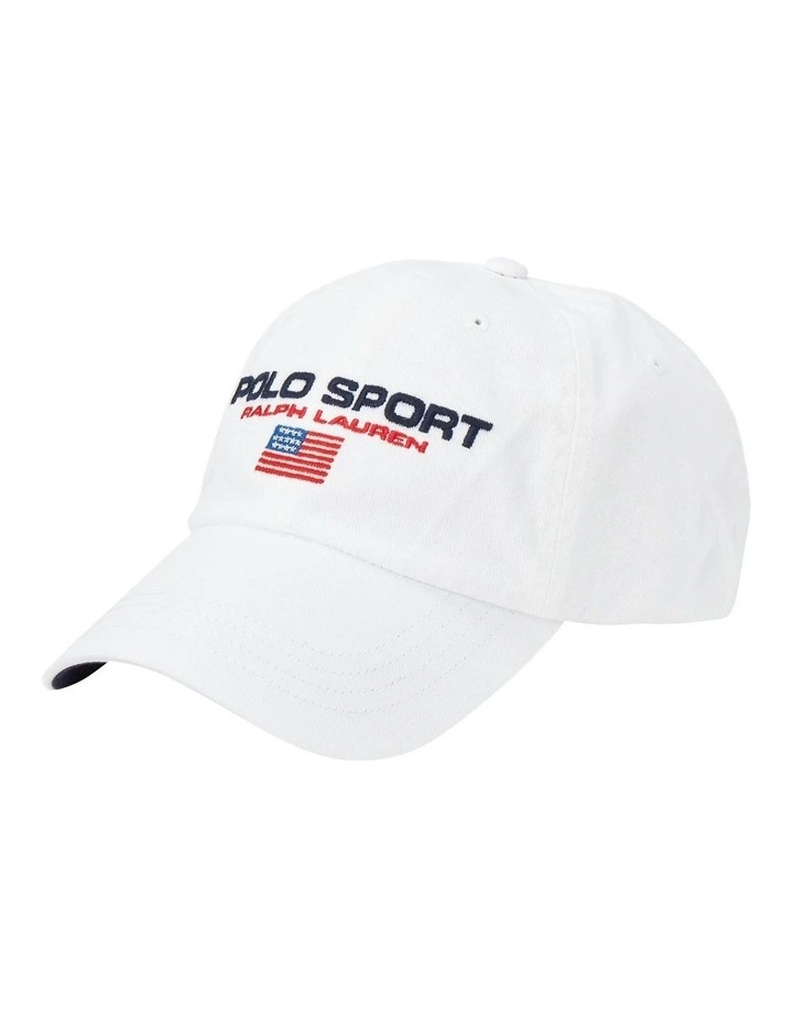 Sport Twill Ball Cap in White image 1