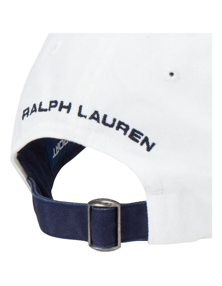 Sport Twill Ball Cap in White image 3