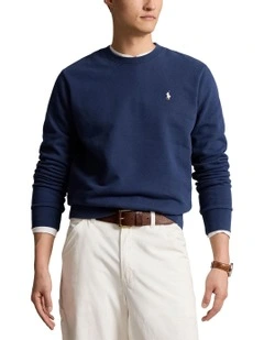 Loopback Fleece Sweatshirt in Blue
