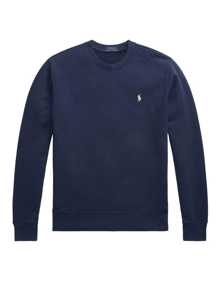 Loopback Fleece Sweatshirt in Blue image 4