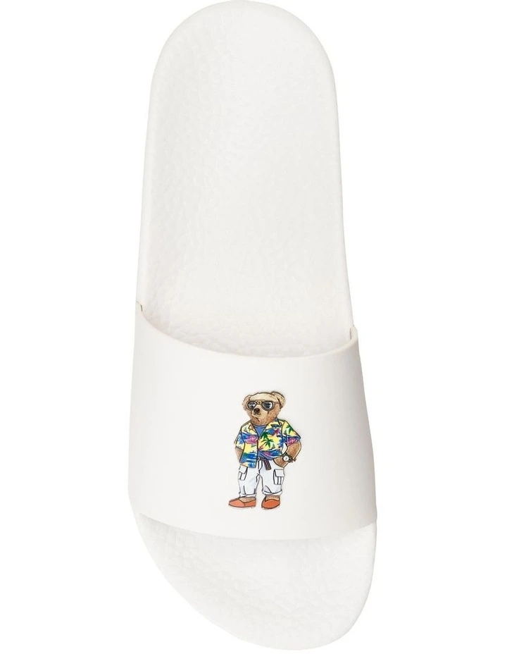 Polo Ralph Lauren Polo Bear Slide Sandal in Natural MYER
