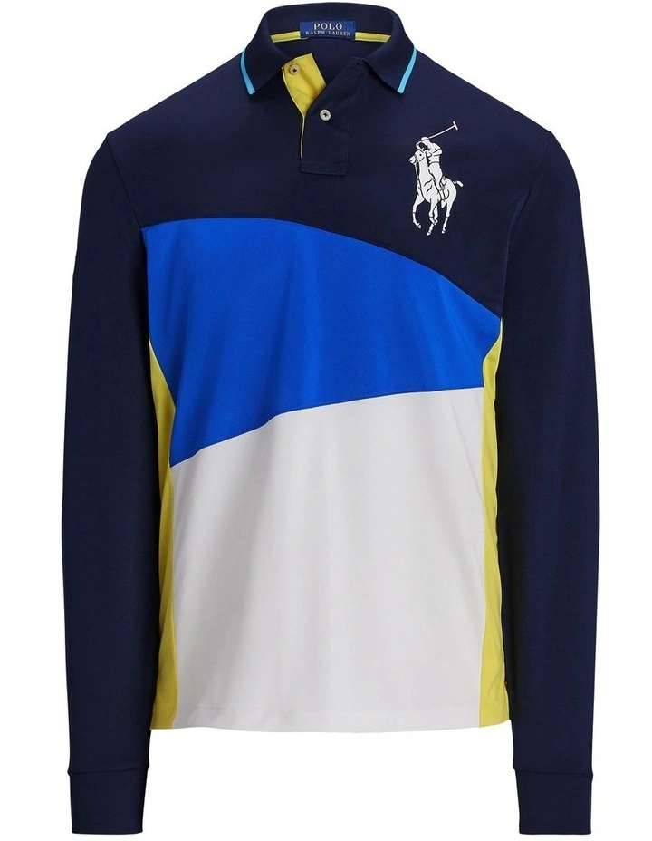 Australian Open Ball Person Polo Shirt in Navy image 4