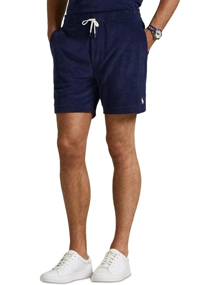 Australian Open 6-Inch Terry Short in Navy image 1